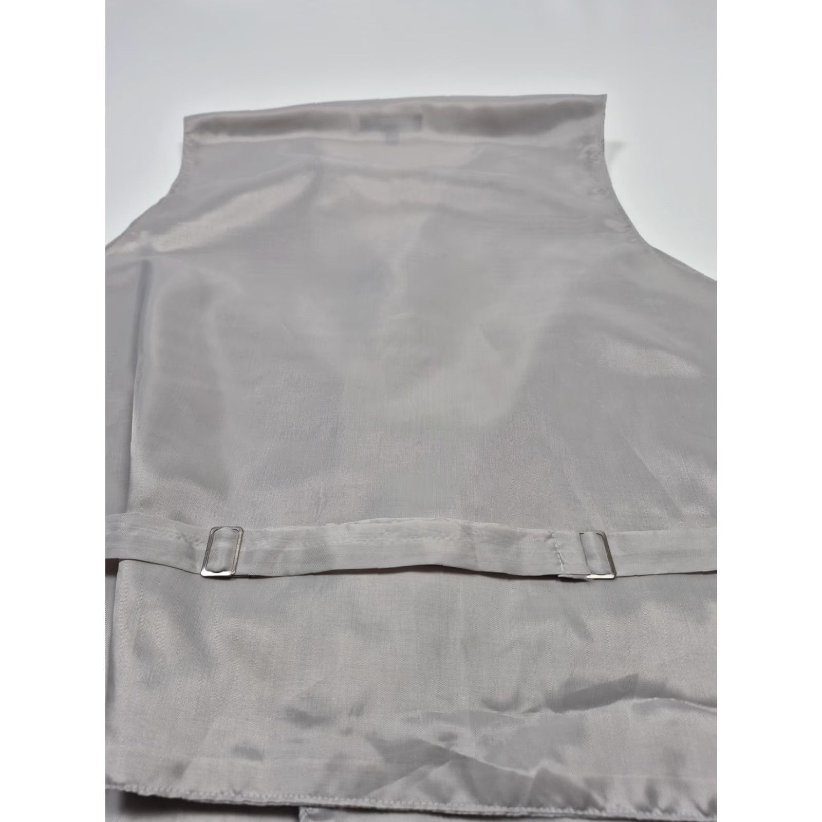 Vintage VINTAGE Fumagalli's Suit Vest Mens L Gray 100% Wool Belted 3 Piece Formal Wedding Size 42R - 6 Thumbnail