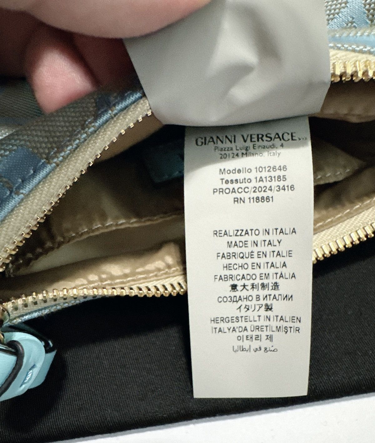 Versace Versace Logo Convertible Crossbody Bag – Retail $1630 Size ONE SIZE - 18 Thumbnail