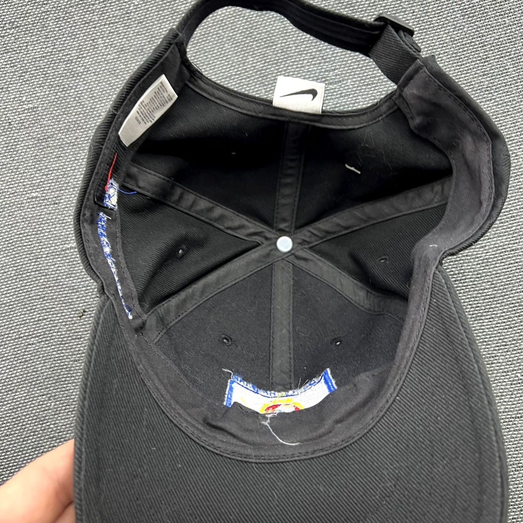 Nike VINTAGE Nike Baseball Cap Unisex Adults One Size Black SAP Golf Open Deutsche Bank Y2K Cap Size ONE SIZE - 4 Thumbnail