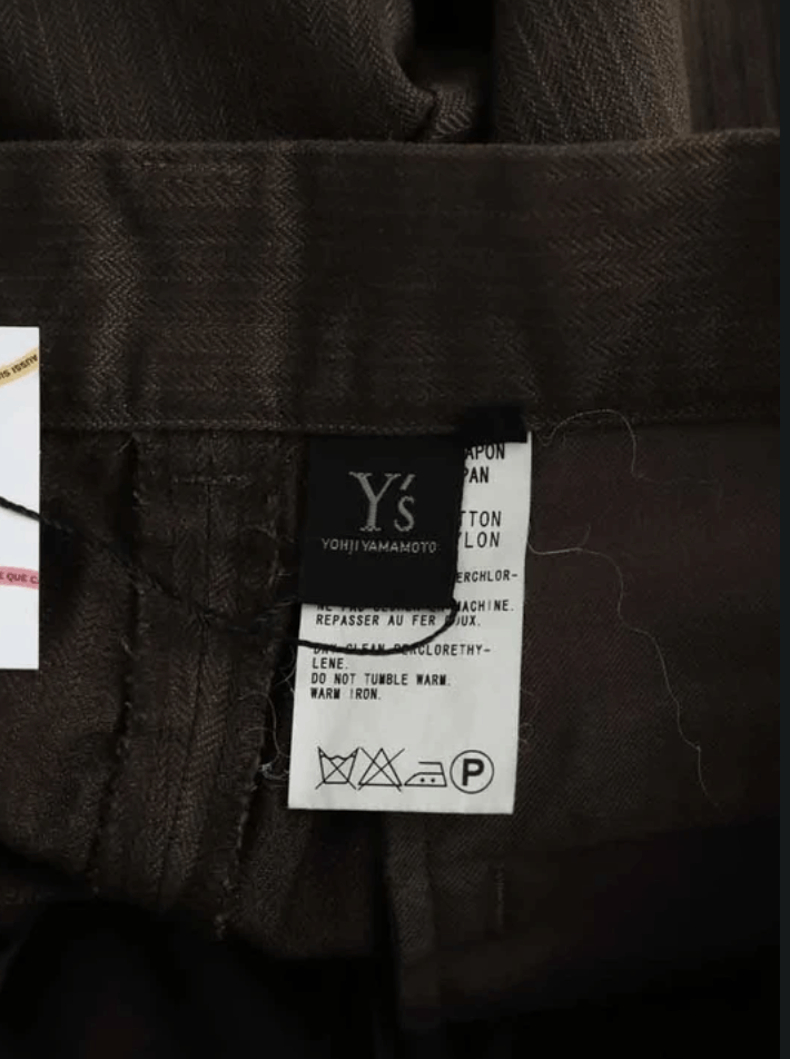 Yohji Yamamoto Yohji Yamamoto Pants Trousers Wide Straight Suit Y'S EX0195 Size US 32 / EU 48 - 5 Thumbnail