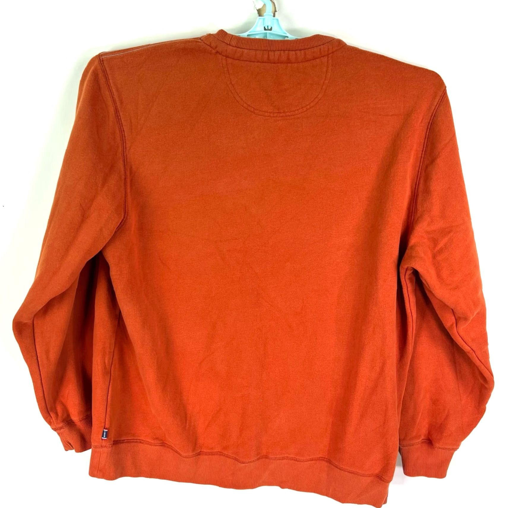 Izod VINTAGE IZOD Long Sleeve Sweatshirt Mens XL Orange Crew Neck Pullover Size US XL / EU 56 / 4 - 4 Thumbnail