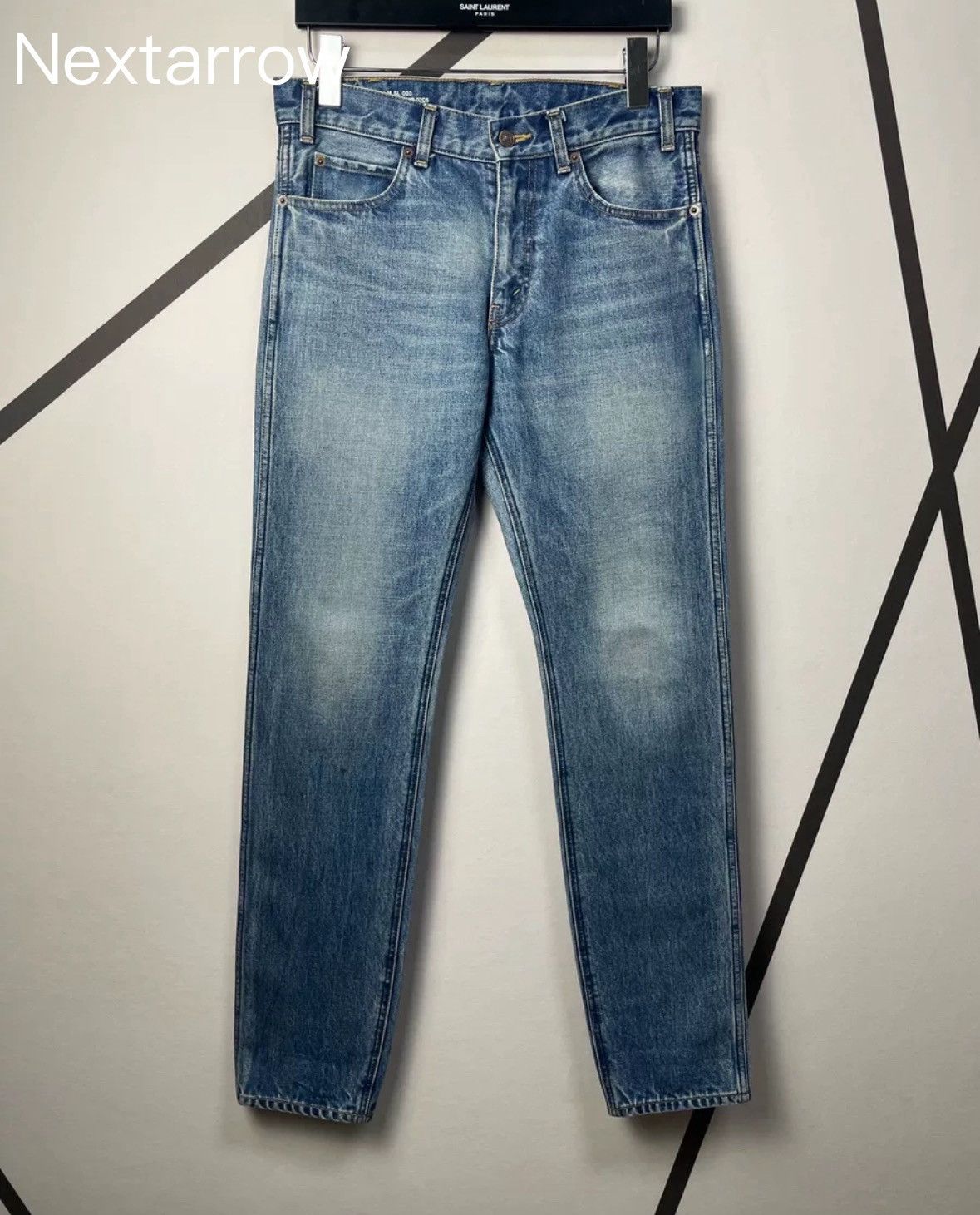 Celine Celine 2019 Spring/Summer First Year Micro Slim Blue Jeans Size US 30 / EU 46 - 1 Thumbnail