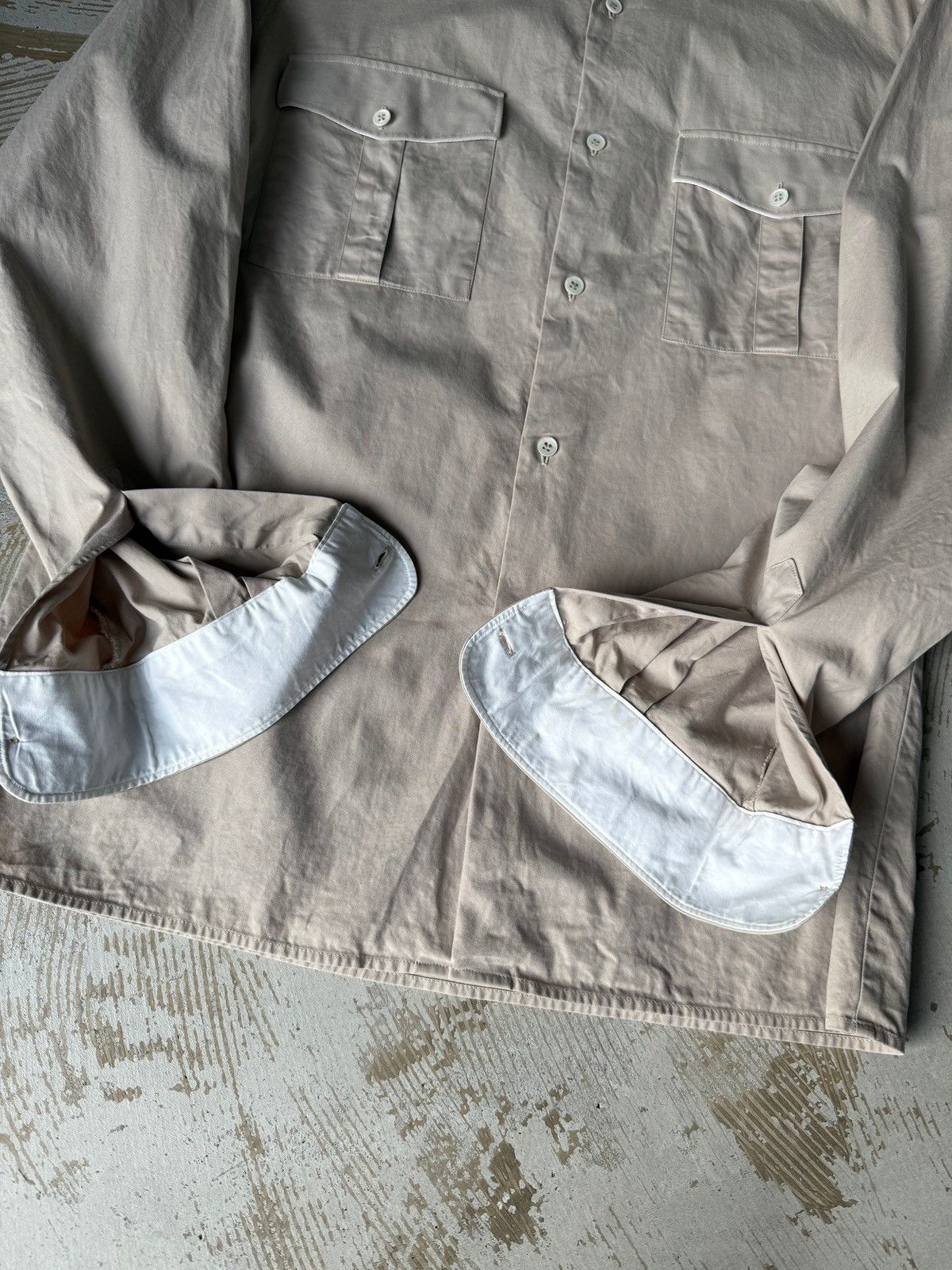 A.P.C. A.P.C. Contrast Collar Shirt Size US L / EU 52-54 / 3 - 6 Thumbnail
