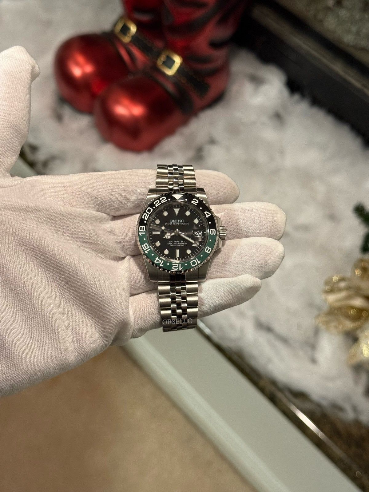 seiko mod gmt sprite watch