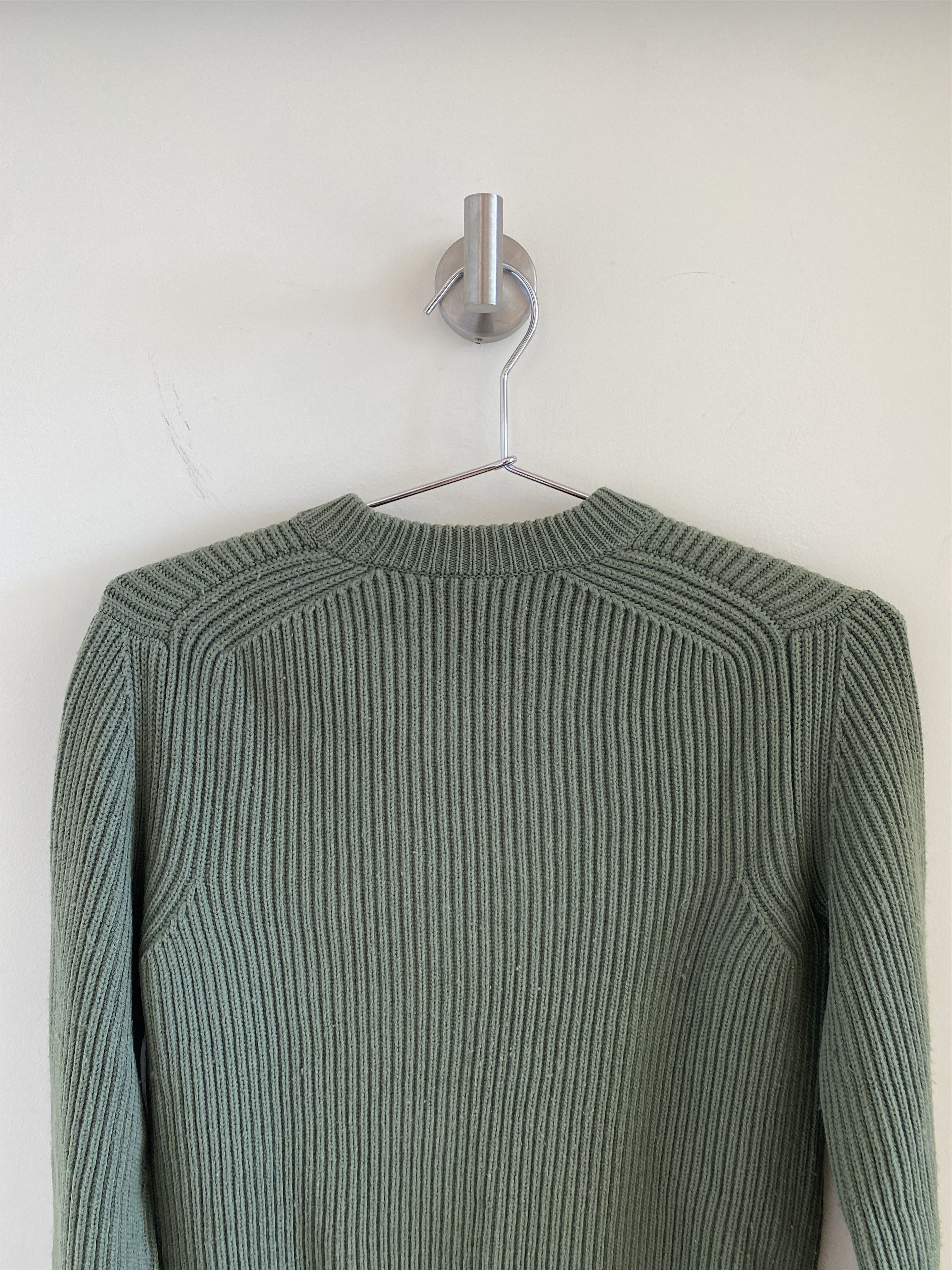 Auralee Auralee Knit Green Sweater Size S / US 4 / IT 40 - 7 Thumbnail