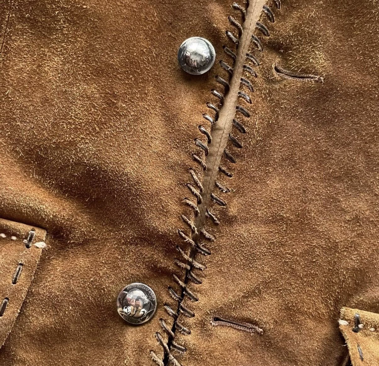 Polo Ralph Lauren RL Western Fringe Suede Jacket Ralph Lauren Polo K22 Size US S / EU 44-46 / 1 - 4 Thumbnail