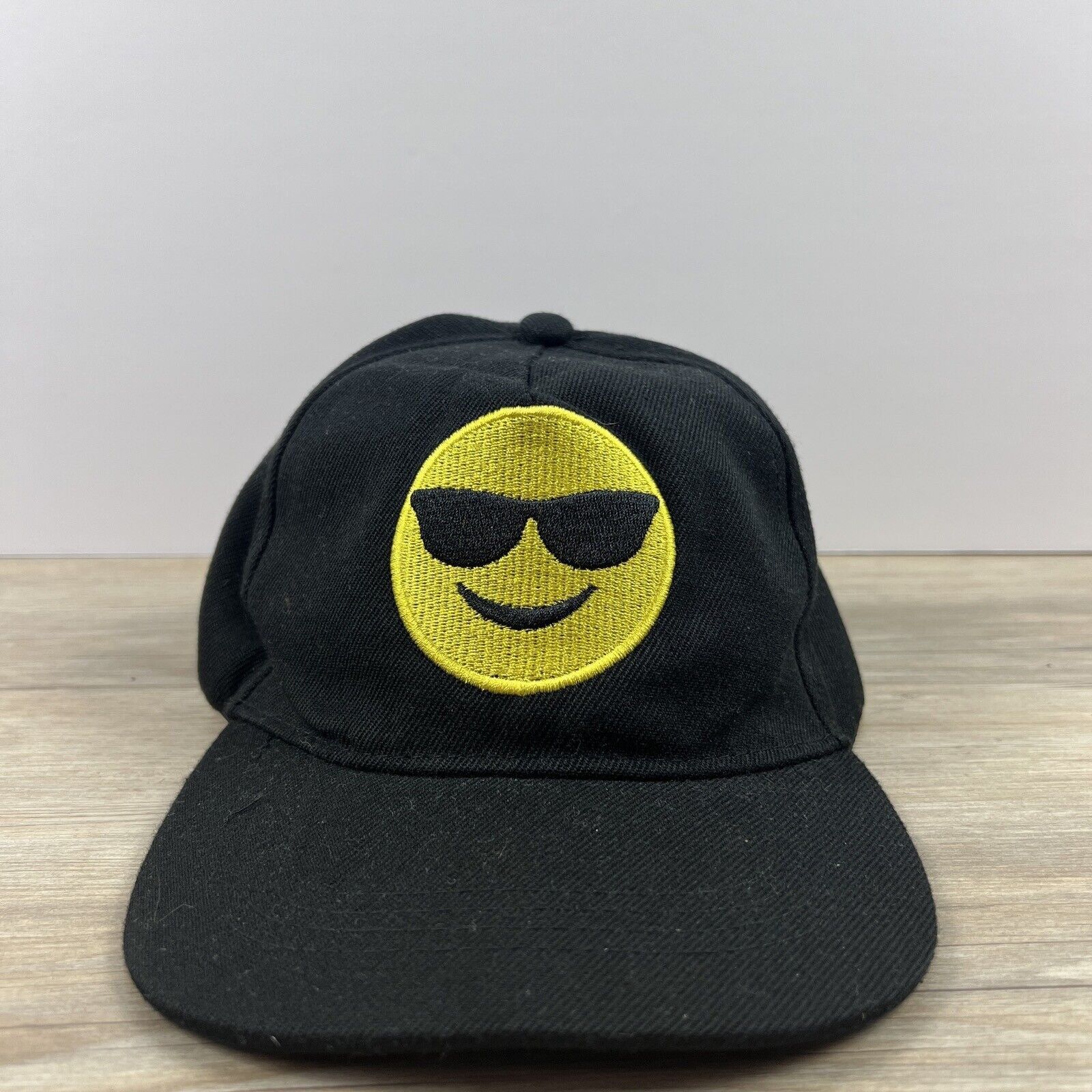 Other Smiley Face Hat Smile Snapback Hat Black Adjustable Hat Adul Size ONE SIZE - 5 Thumbnail