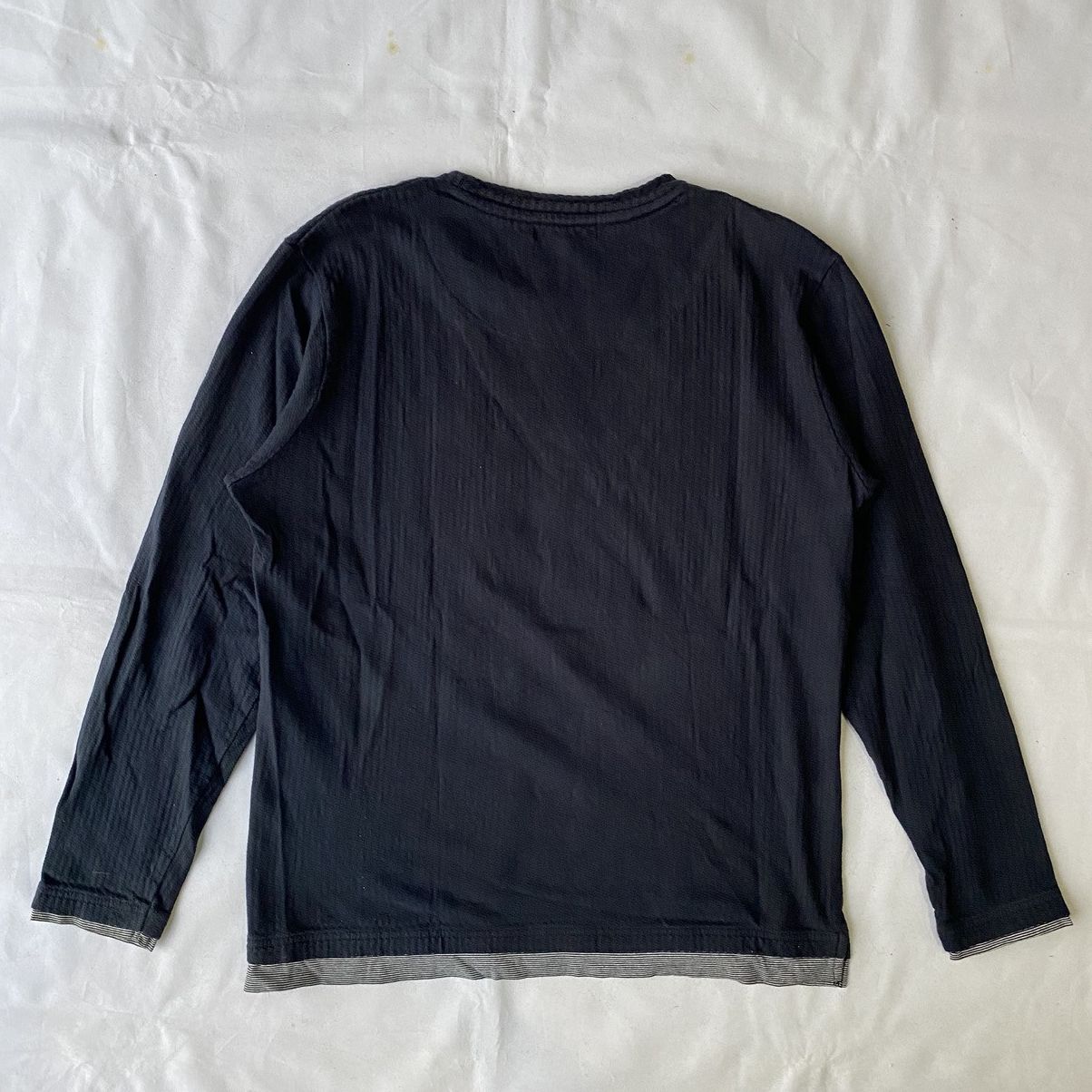 If Six Was Nine × Japanese Brand × Le Grande Bleu (L.G.B.) Japanese Double Layer Gothic Style Long Sleeve Tees Size US L / EU 52-54 / 3 - 11 Thumbnail