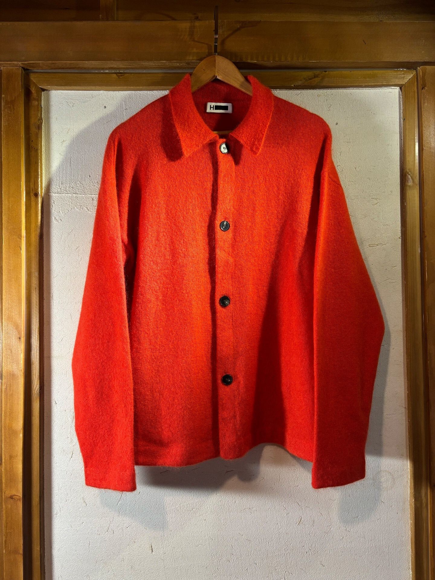 BEAUTY&YOUTH H by beauty youth red wool blend cardigan Size US L / EU 52-54 / 3 - 1 Thumbnail