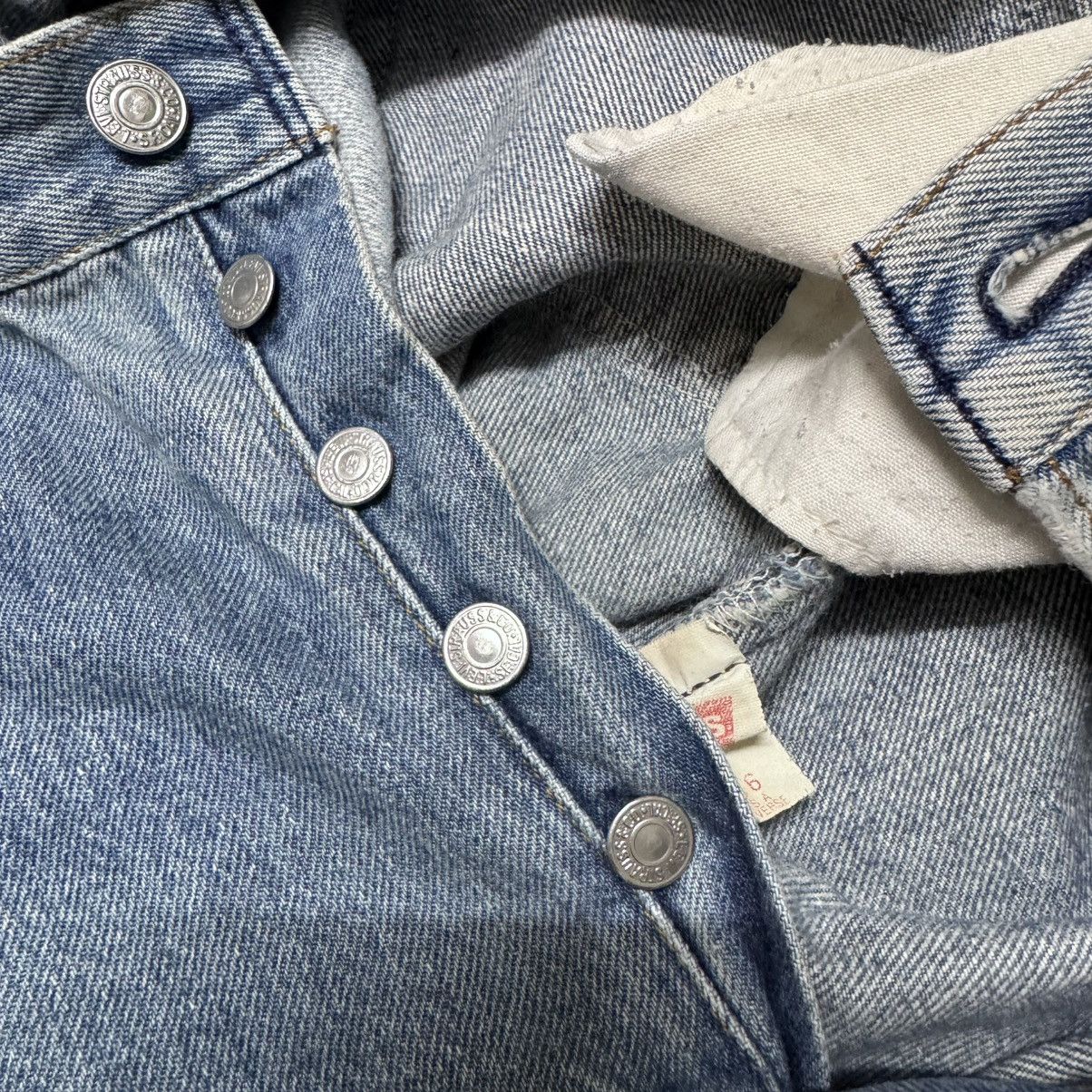 Levi's Vintage 90s Levis 501 Jeans Distressed Grunge Size US 31 - 15 Thumbnail