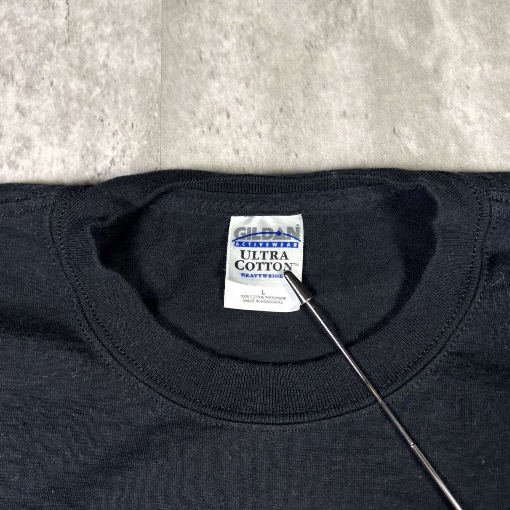 Doublet VINTAGE Renaissance Faire Promo T Shirt Double Sided Adult Large 2000s Black Cotton Crew Neck Short Sleeve Stitch 90s Mens Size US L / EU 52-54 / 3 - 5 Thumbnail