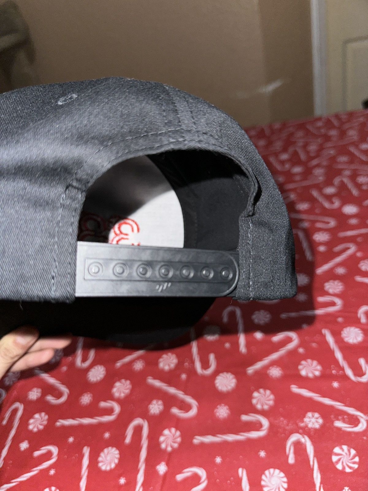 Half Evil Half Evil - 333 Red Flame Logo Hat (3 YEAR ANNIVERSARY) Size ONE SIZE - 4 Thumbnail