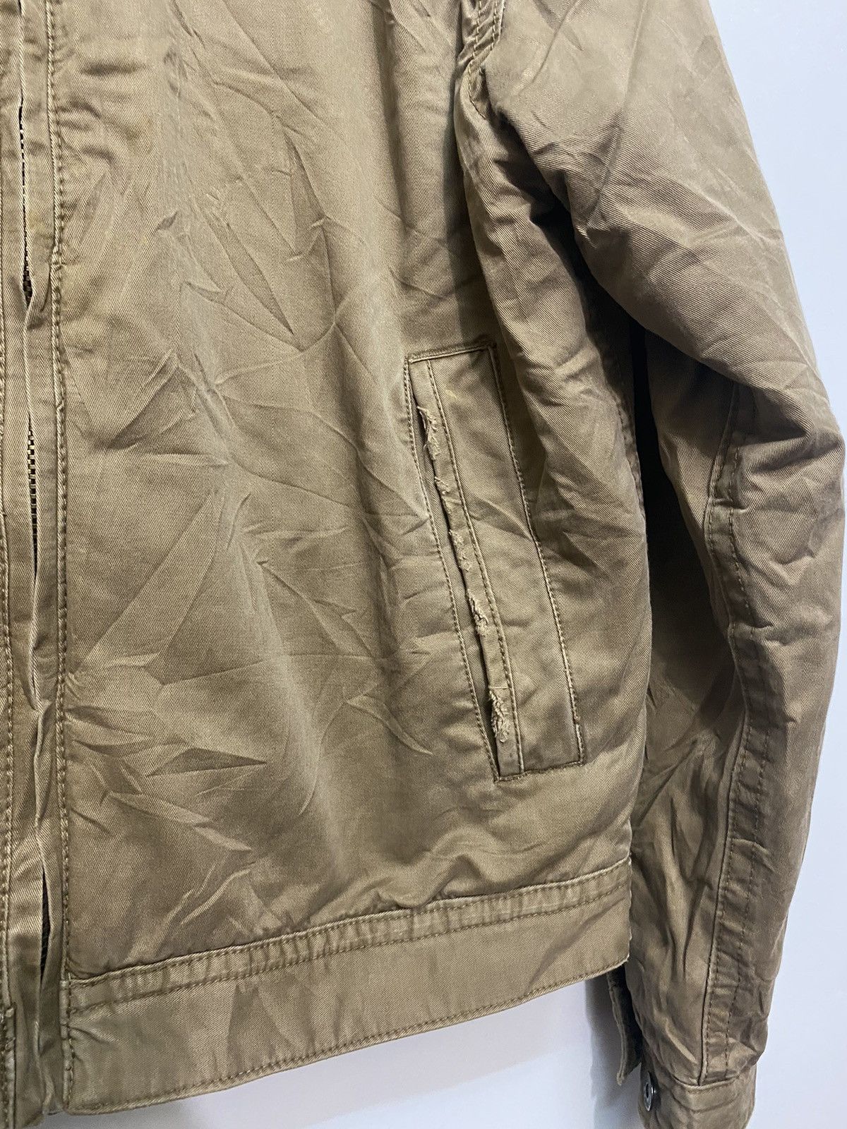 Abercrombie & Fitch × Vintage Abercrombie and Fitch Jacket Wool Lined Full Zip Up Trucker Size US M / EU 48-50 / 2 - 12 Thumbnail