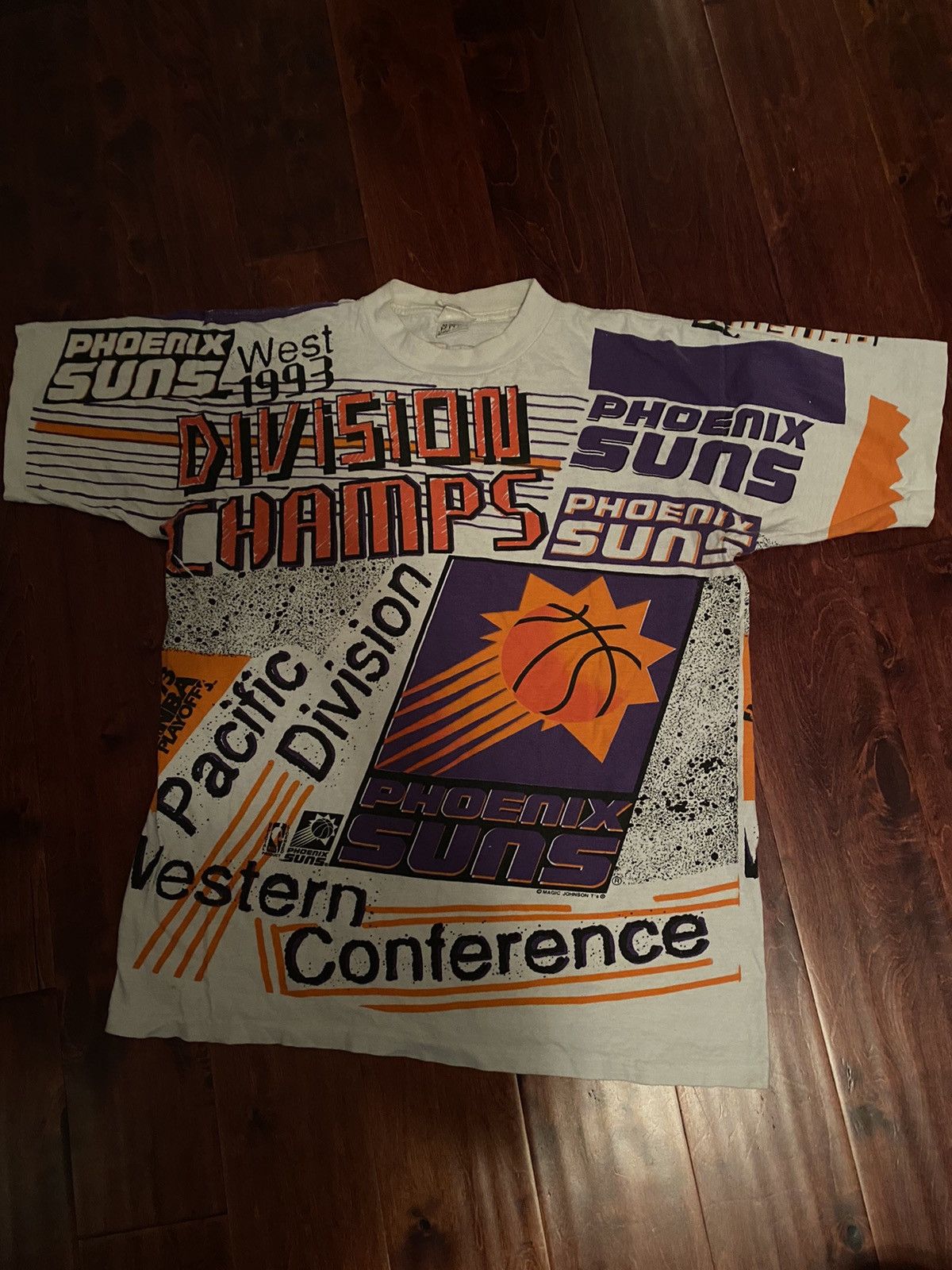 Japanese Brand × Vintage 1993 VINTAGE Suns Division Champs AOP (M) Single Stitch Size US M / EU 48-50 / 2 - 1 Thumbnail