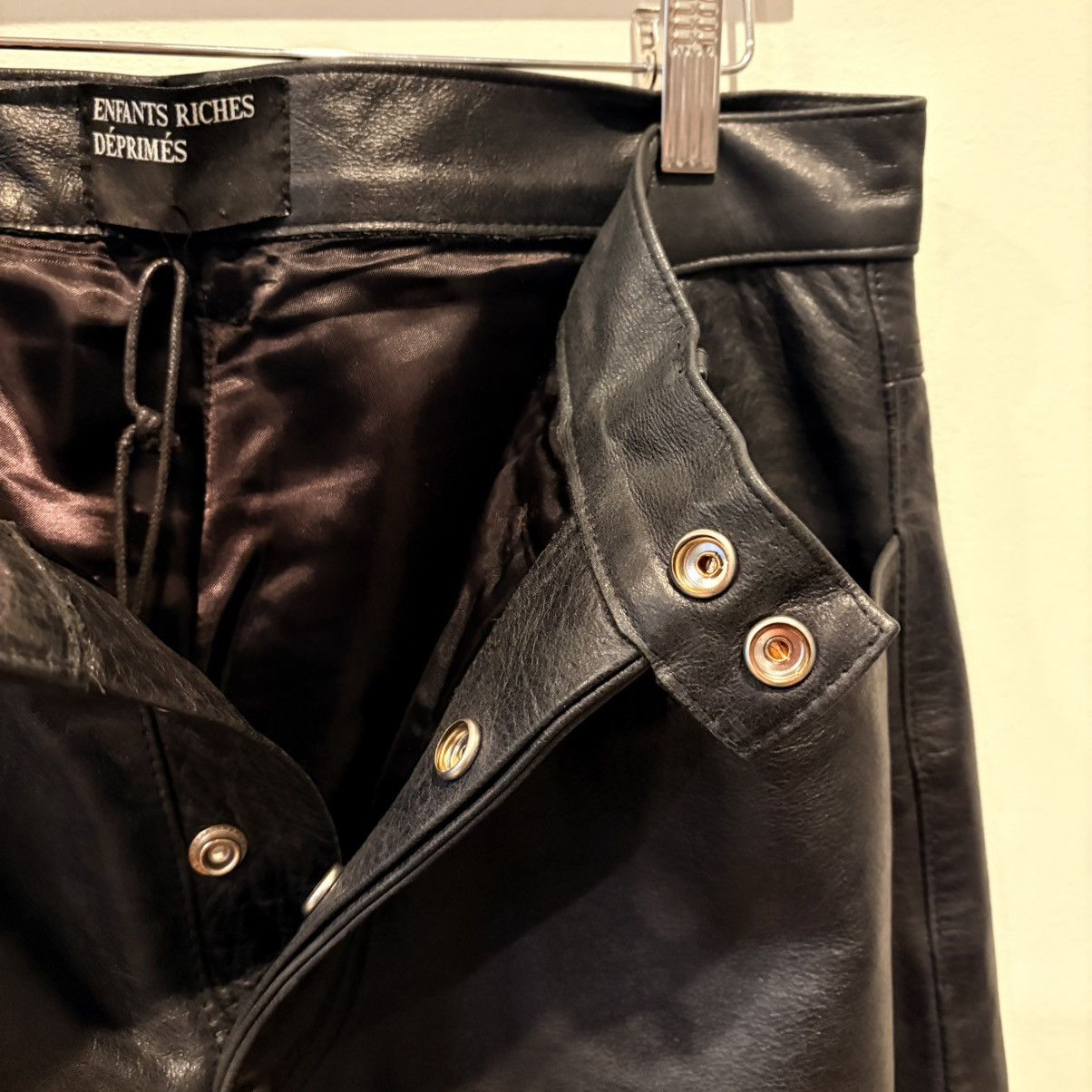 Enfants Riches Deprimes Enfants Riches Deprimes Straight Leg Leather Pants Size US 32 / EU 48 - 7 Thumbnail