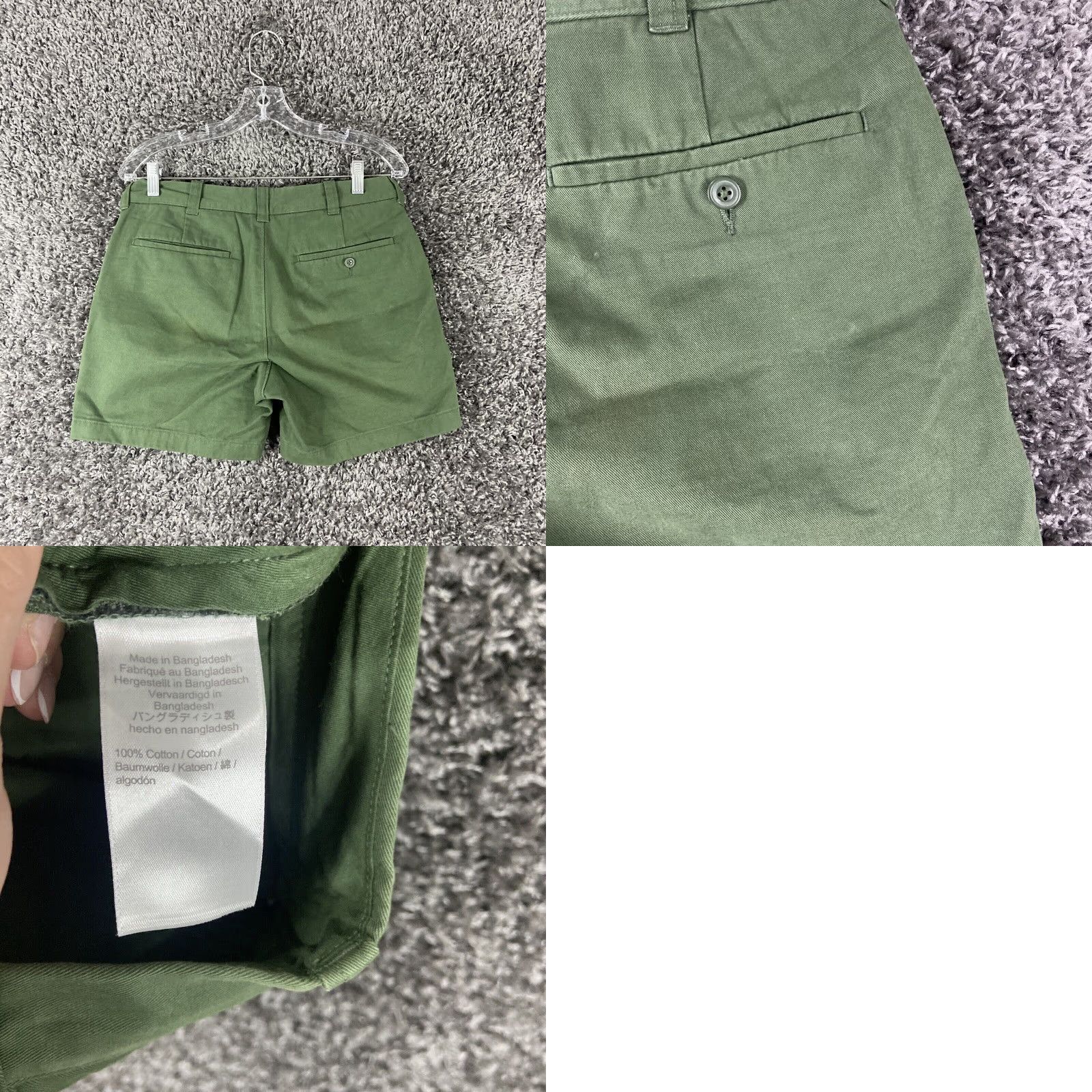 J.Crew J. Crew Chino Shorts Womens 29 Olive Green Size 29" - 8 Thumbnail