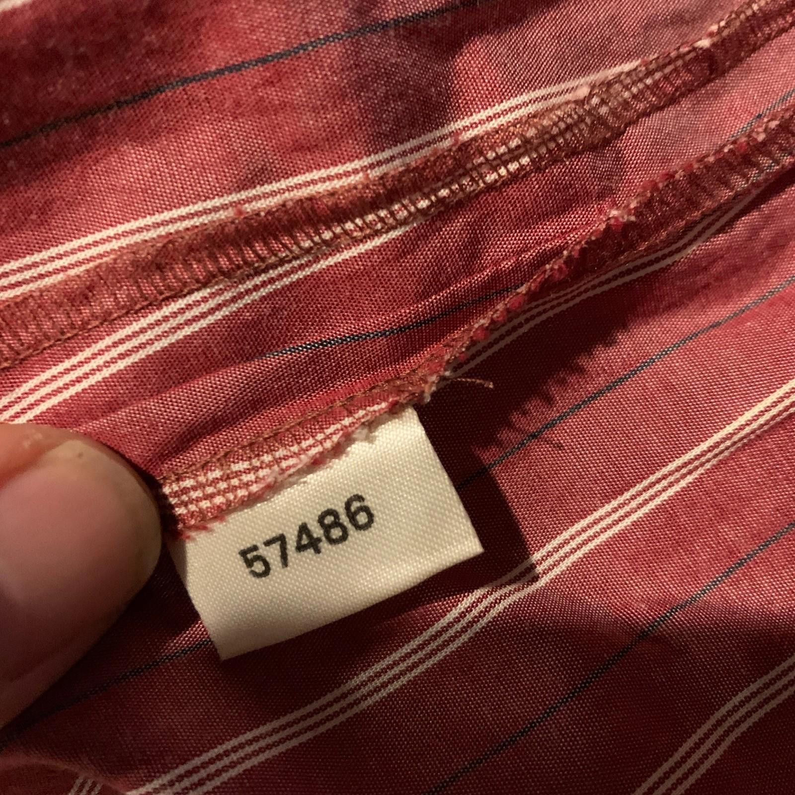 Designer Ann Taylor Loft Blouse Vertical Stripe with Tie Sz. 2 (377) Size XS / US 0-2 / IT 36-38 - 9 Thumbnail