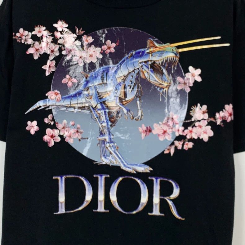 Dior Dior Kongshanji co-branded black logo dinosaur print round- Size US XS / EU 42 / 0 - 4 Thumbnail