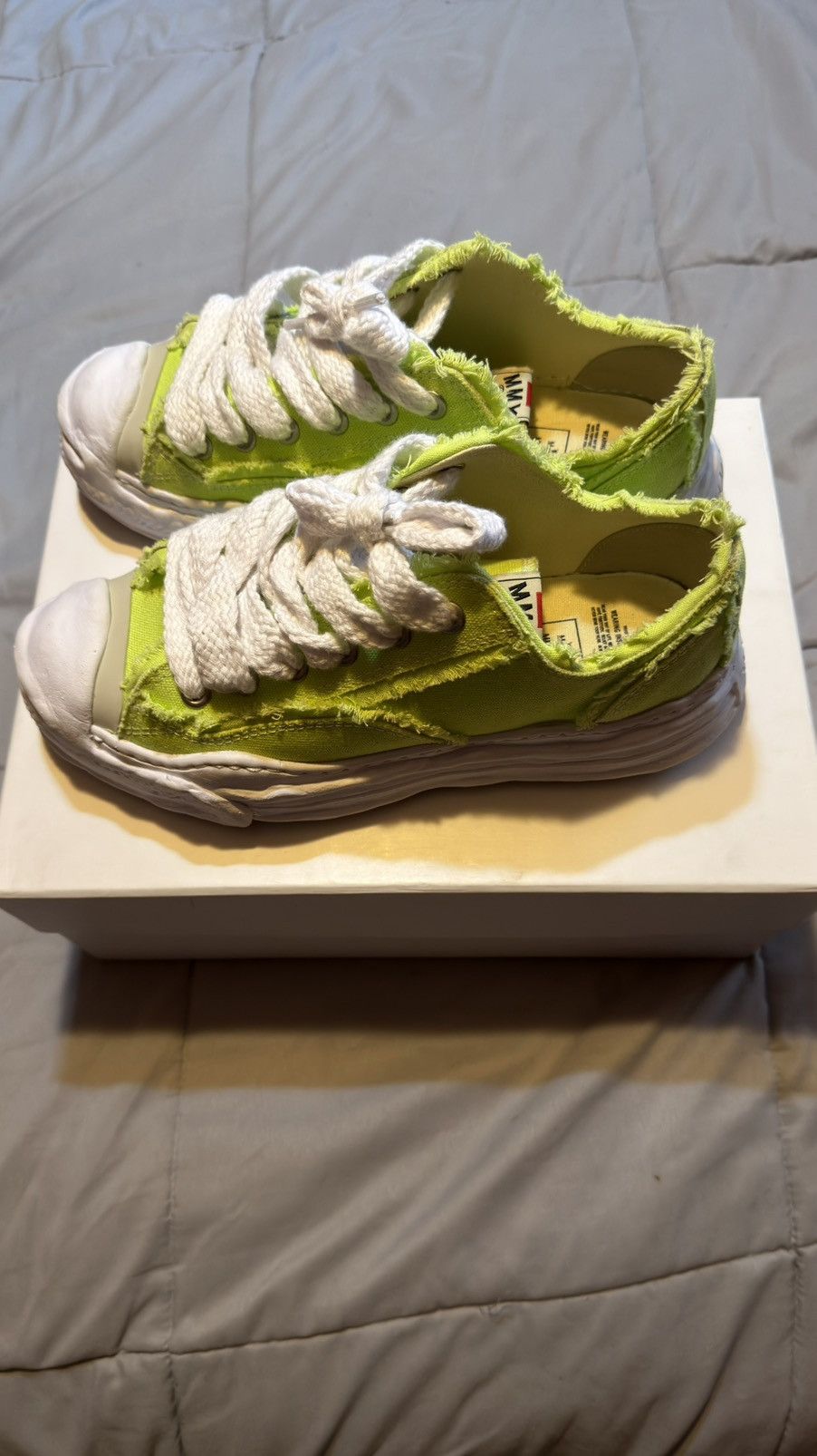 Maison MIHARA YASUHIRO MMY Neon Green Size US 9 / EU 42 - 4 Thumbnail