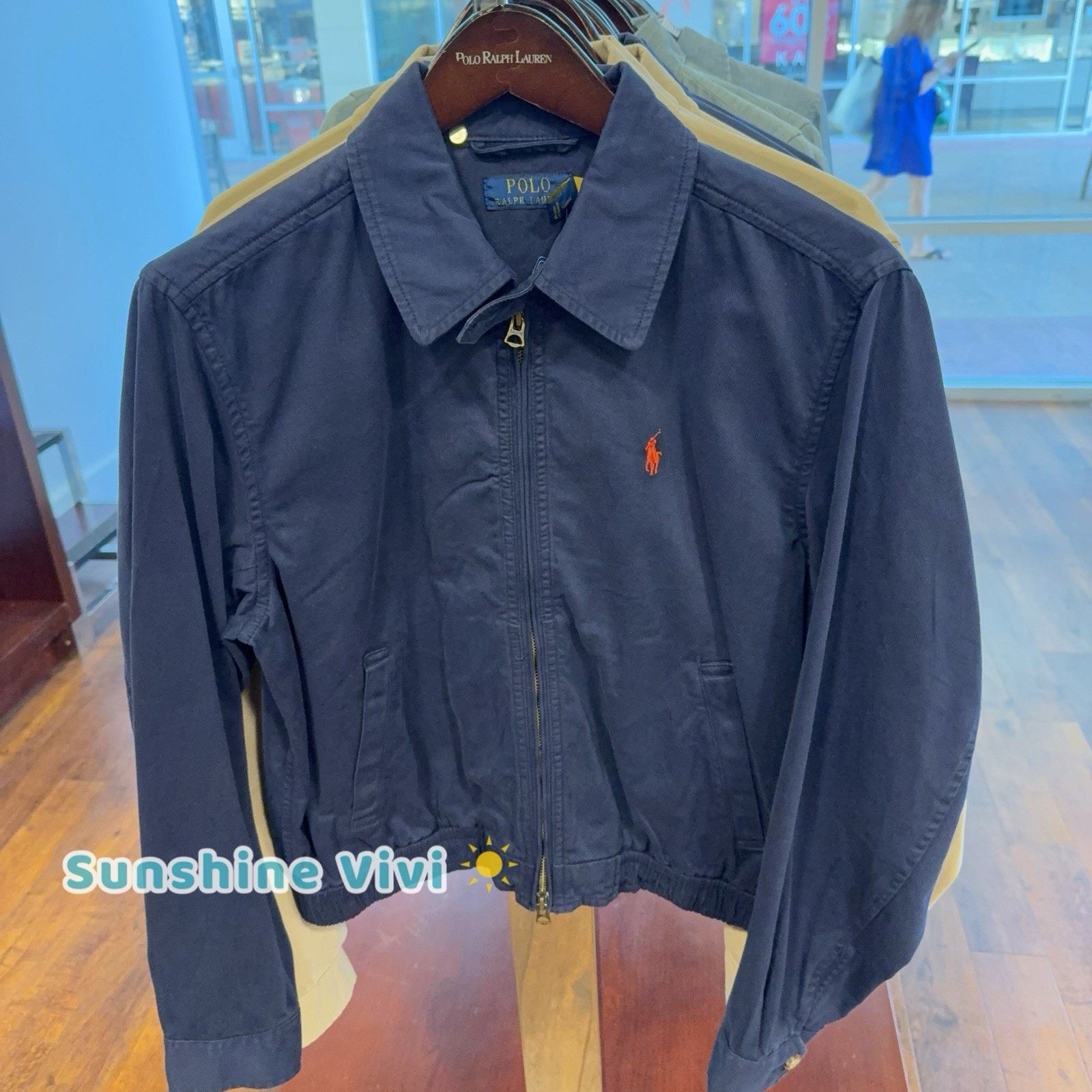 Polo Ralph Lauren NWT Polo Ralph Lauren Women's Cotton Twill JACKET Navy small Size S / US 4 / IT 40 - 1 Thumbnail