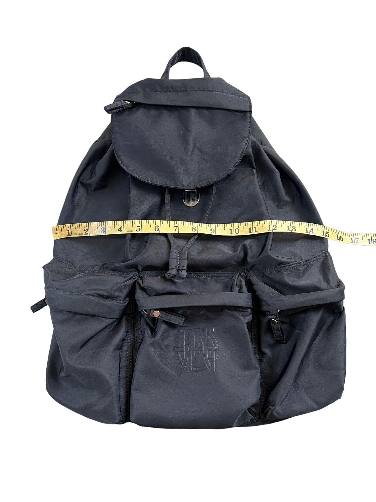 Jean Paul Gaultier 1990 Jean Paul Gaultier Embossed Logo Tanker Backpack Size ONE SIZE - 12 Thumbnail