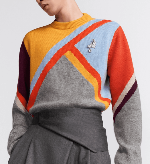 Dior o1w1db10525 443M62 Sweater in Multicolor Size US M / EU 48-50 / 2 - 7 Thumbnail