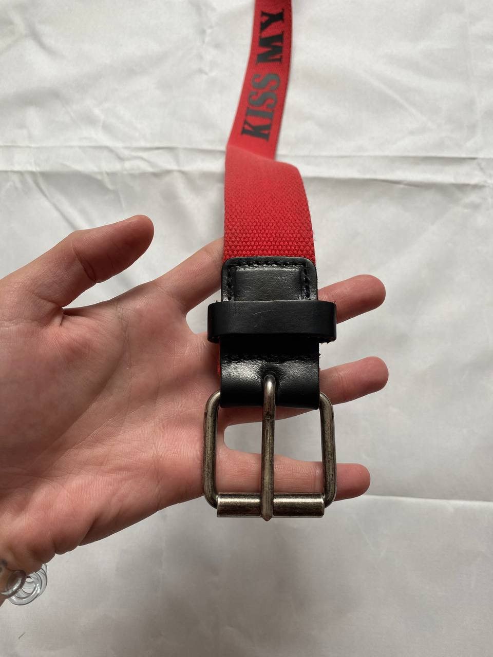Diesel Vintage Diesel kiss my a55 rare Belt Size ONE SIZE - 4 Thumbnail