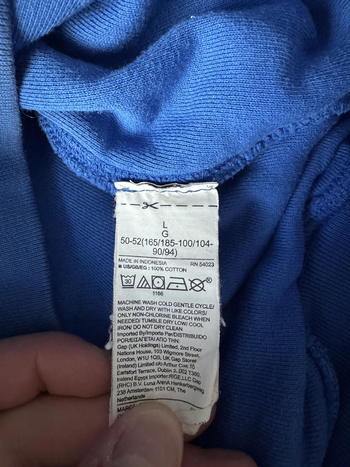 Other YZY Blue Perfect Hoodie Sweatshirt Large Size US L / EU 52-54 / 3 - 3 Thumbnail
