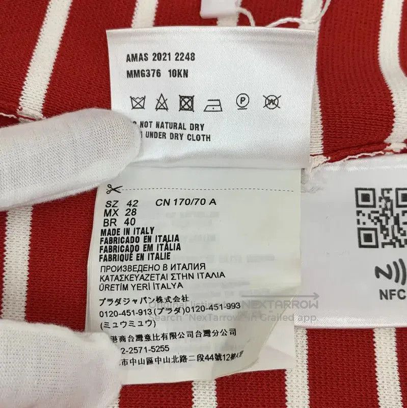 Miu Miu Miu Miu Colorful Striped A-Line Skirt . Size 23" - 7 Thumbnail