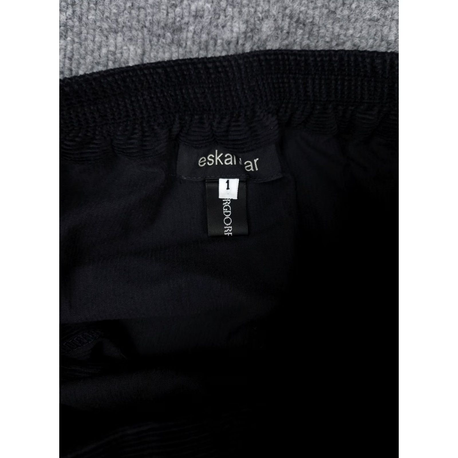 eskandar Eskandar Skirt Womens 1 Black Cashmere Blend Maxi Long Regular UK Made England Women L 26x32 Bohemian Art Festival Casual Travel Workwear Shirt? Size 36" / US 14 / IT 50 - 4 Thumbnail