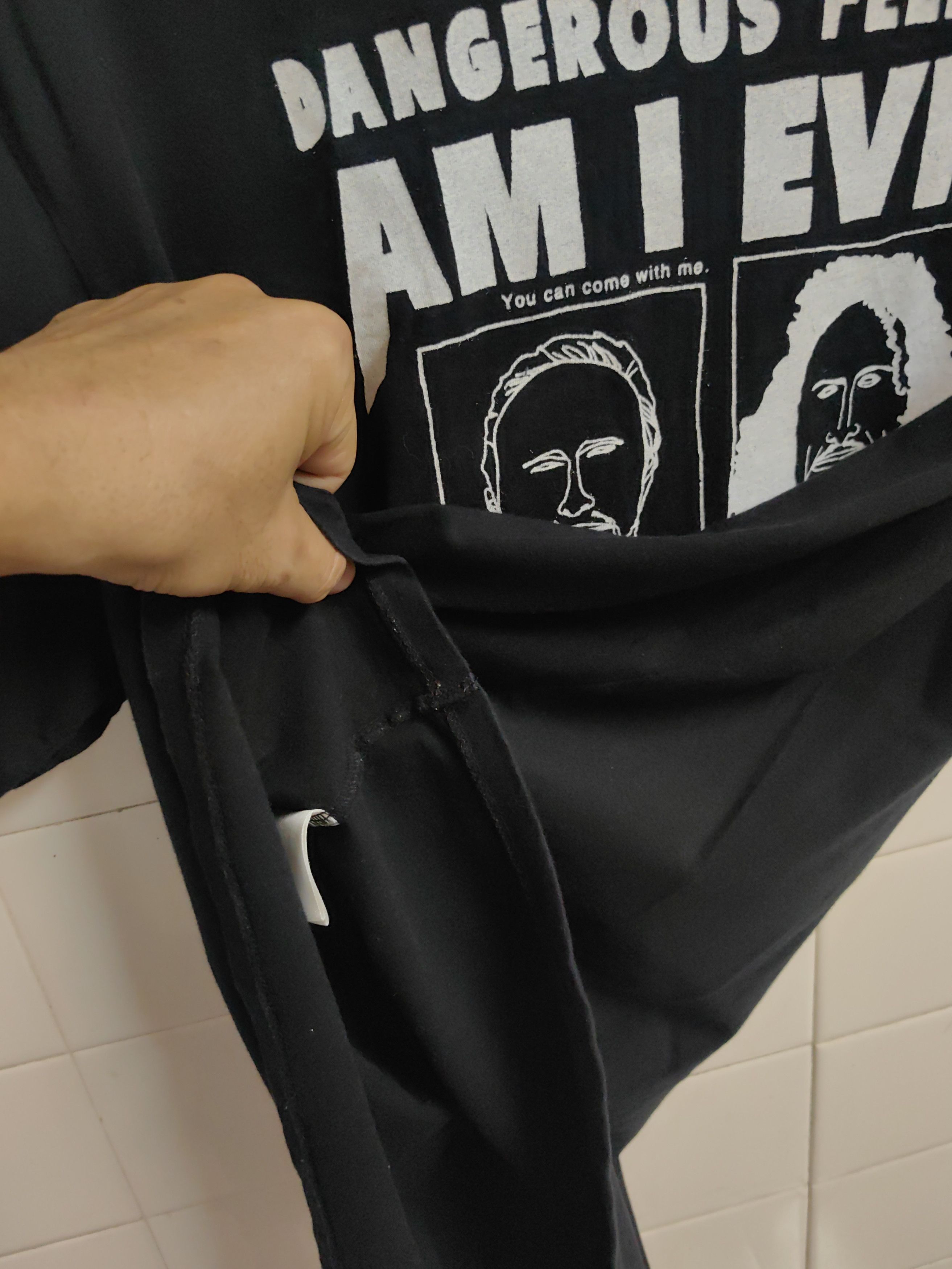 Japanese Brand Vintage Japanese PPFM "Am I Evil" tshirt Size US L / EU 52-54 / 3 - 9 Thumbnail