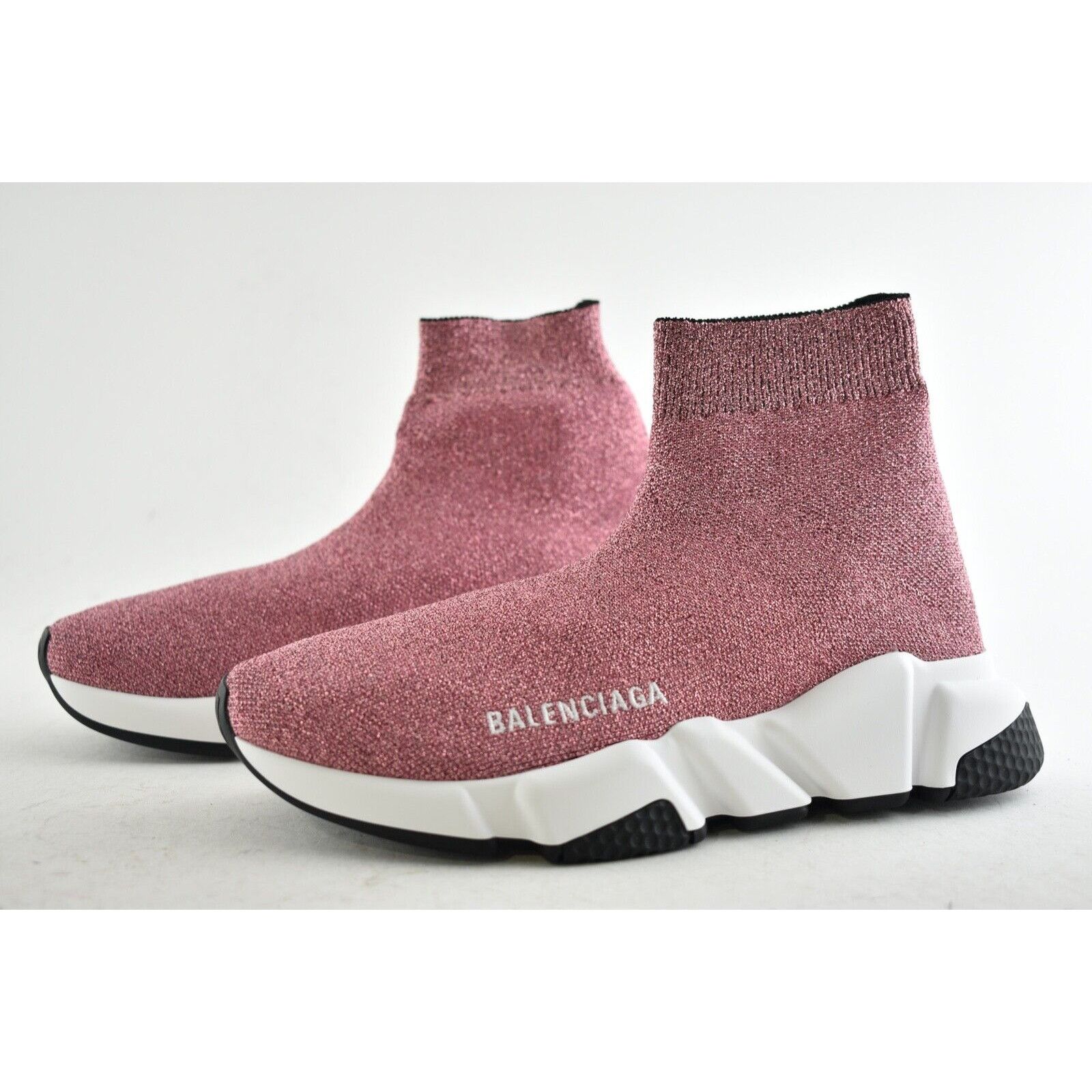 Balenciaga Balenciaga Women Speed Sock Pink Runner Sneakers 42 Size US 12 / IT 42 - 10 Thumbnail