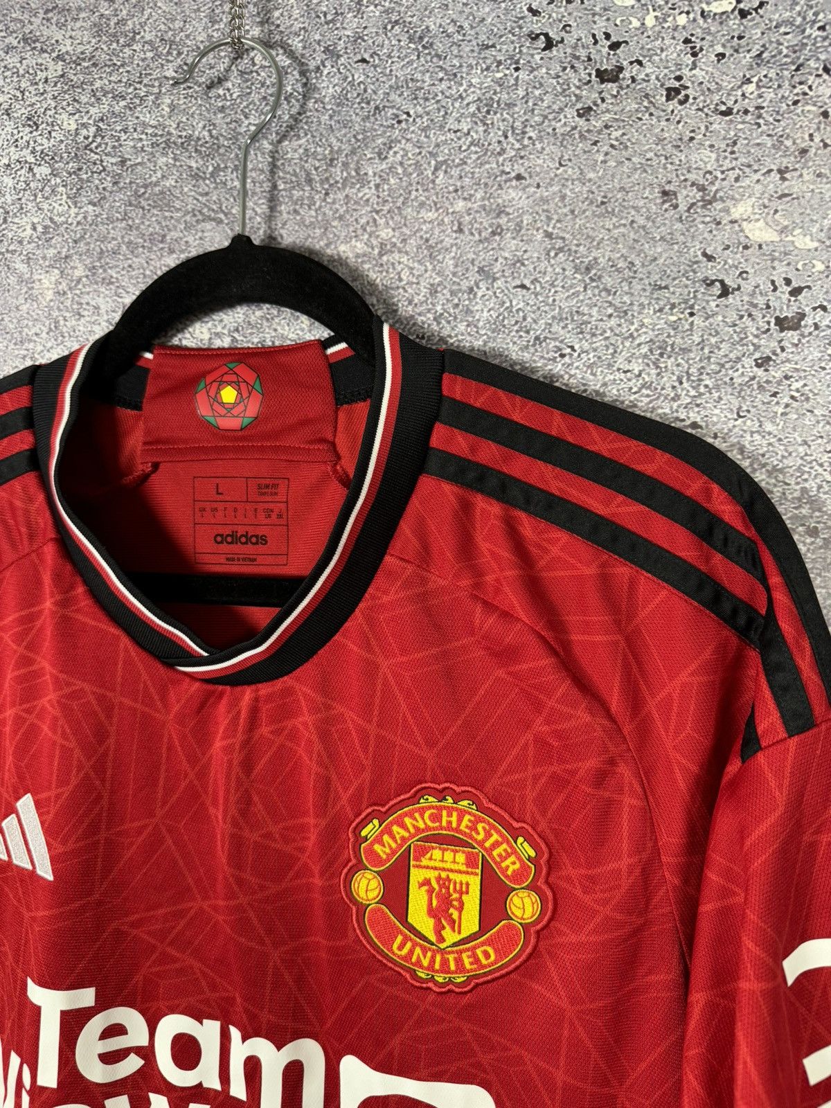 Adidas × Vintage Vintage Manchester United 2023/24 Adidas Soccer Jersey Large Size US L / EU 52-54 / 3 - 8 Thumbnail