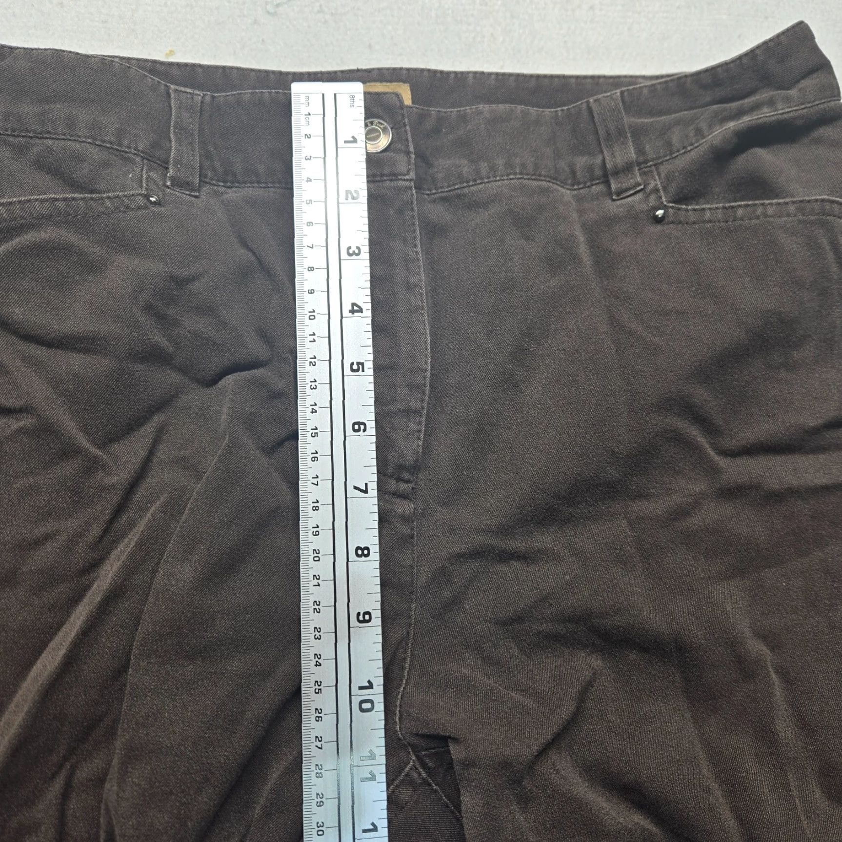Vintage Peck & Peck Jeans Pants Black Adult Womens 12 Jeans Pants Straight Mid Rise Black 12 Womens Size 34" / US 12 / IT 48 - 5 Thumbnail