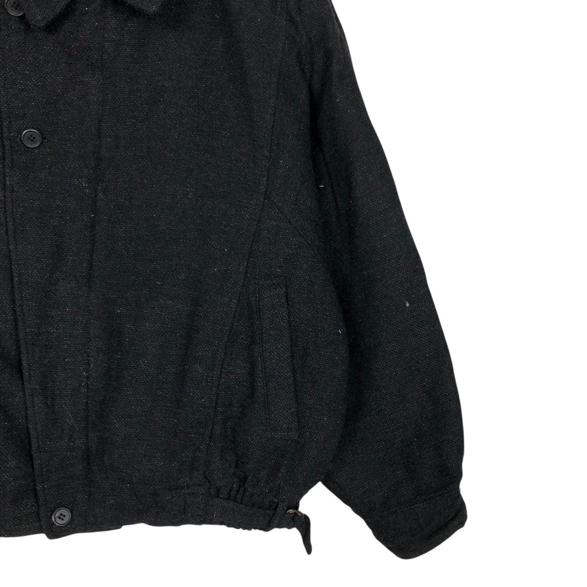 Japanese Brand 📌Vtg Wool Bomber Jacket Double Layer Unbranded Issey Miyake Size US M / EU 48-50 / 2 - 7 Thumbnail