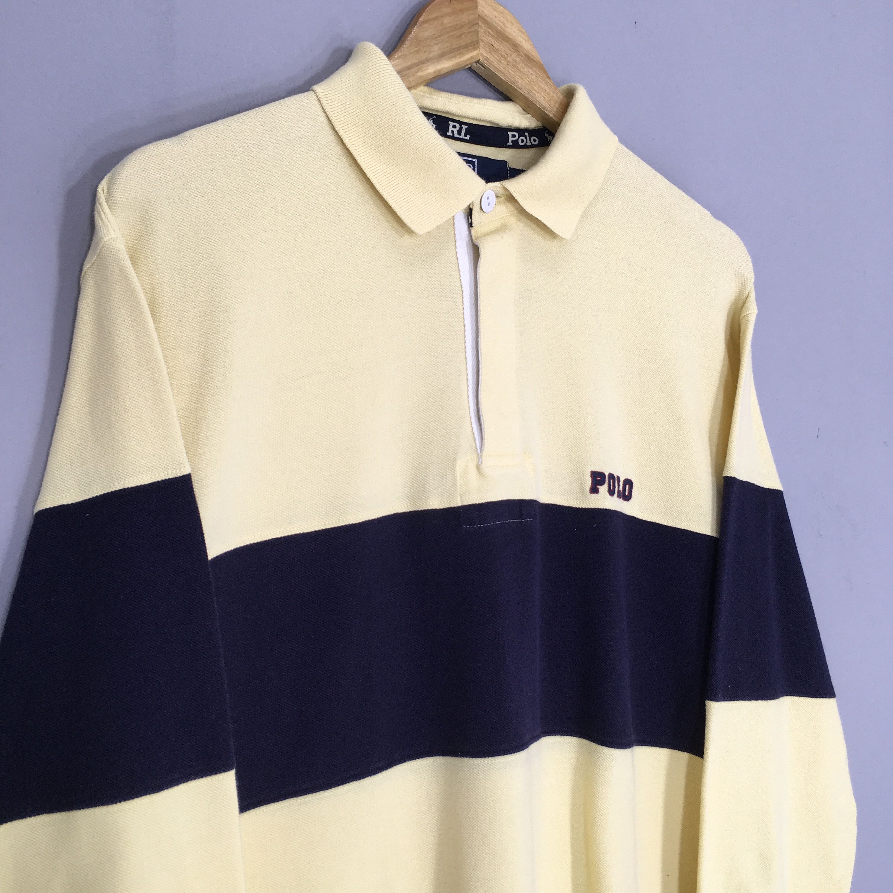 Polo Ralph Lauren × Vintage Vintage 1990s Polo Ralph Lauren Polo Shirt Large Size US L / EU 52-54 / 3 - 3 Thumbnail