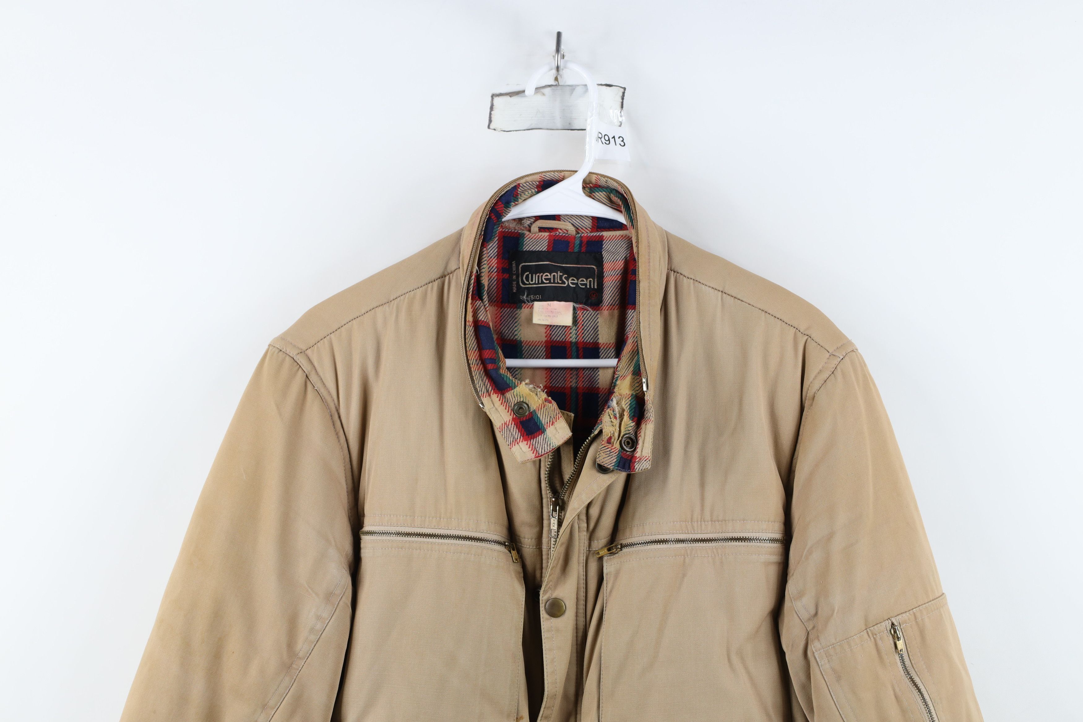 Vintage Vintage 70s 80s Streetwear Lined Puffer Bomber Jacket Size US M / EU 48-50 / 2 - 2 Thumbnail