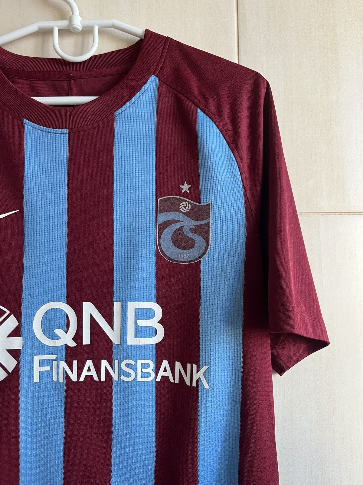 Nike × Vintage Trabzonspor Football Home Shirt 2016-17 Nike Burgundy Blue Size US S / EU 44-46 / 1 - 3 Thumbnail