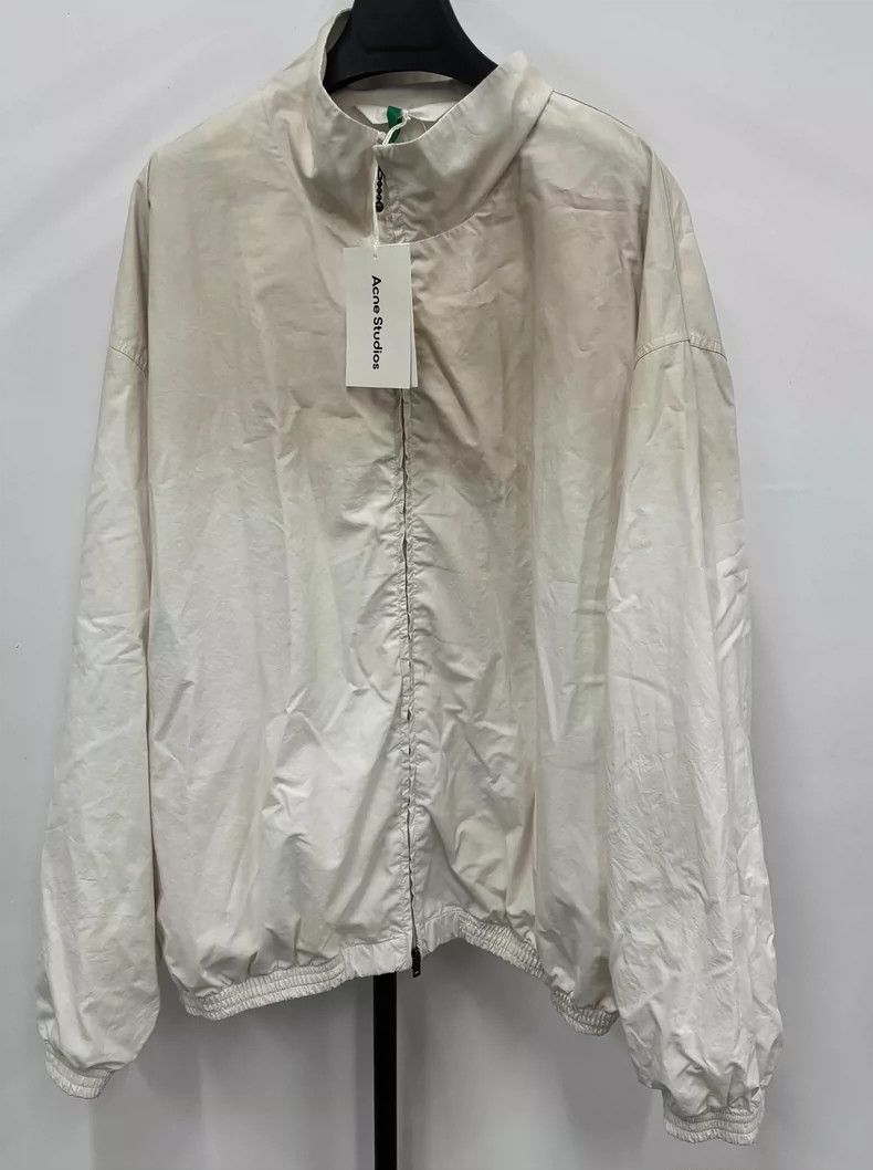 Acne Studios 24FW 1996 Slogan White Mud Dye Coach Jacket 25