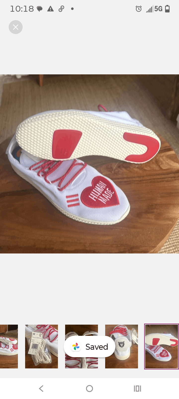 Adidas × Human Made Adidas Stan Smith x Pharrell Williams x human-made Love 13.5 Size US 13 / EU 46 - 18 Thumbnail