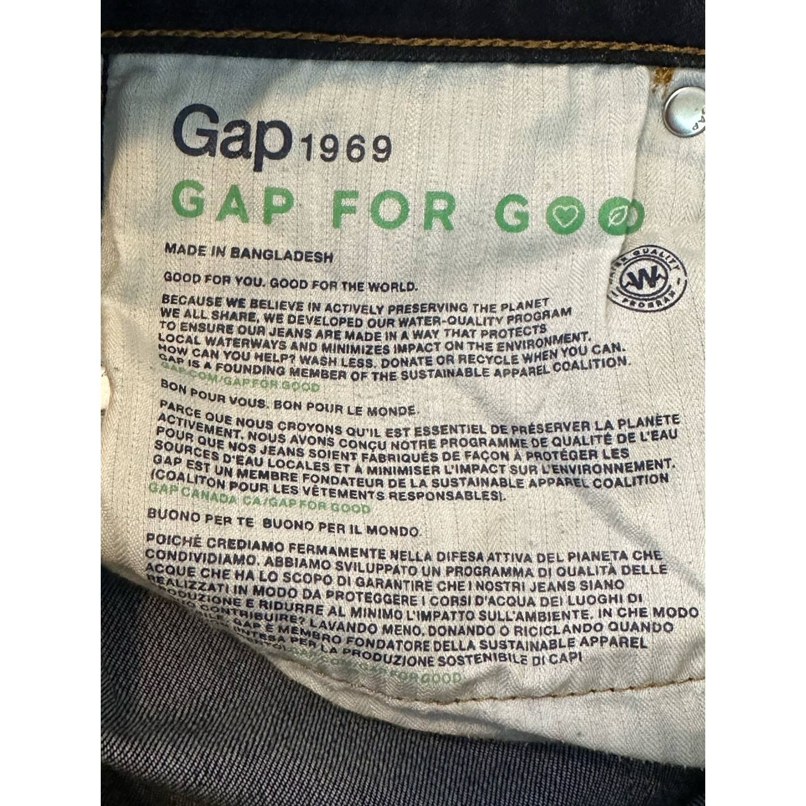 Gap Gap dark blue curvy true skinny stretch jeans size 26 Size 27" / US 4 / IT 40 - 4 Thumbnail