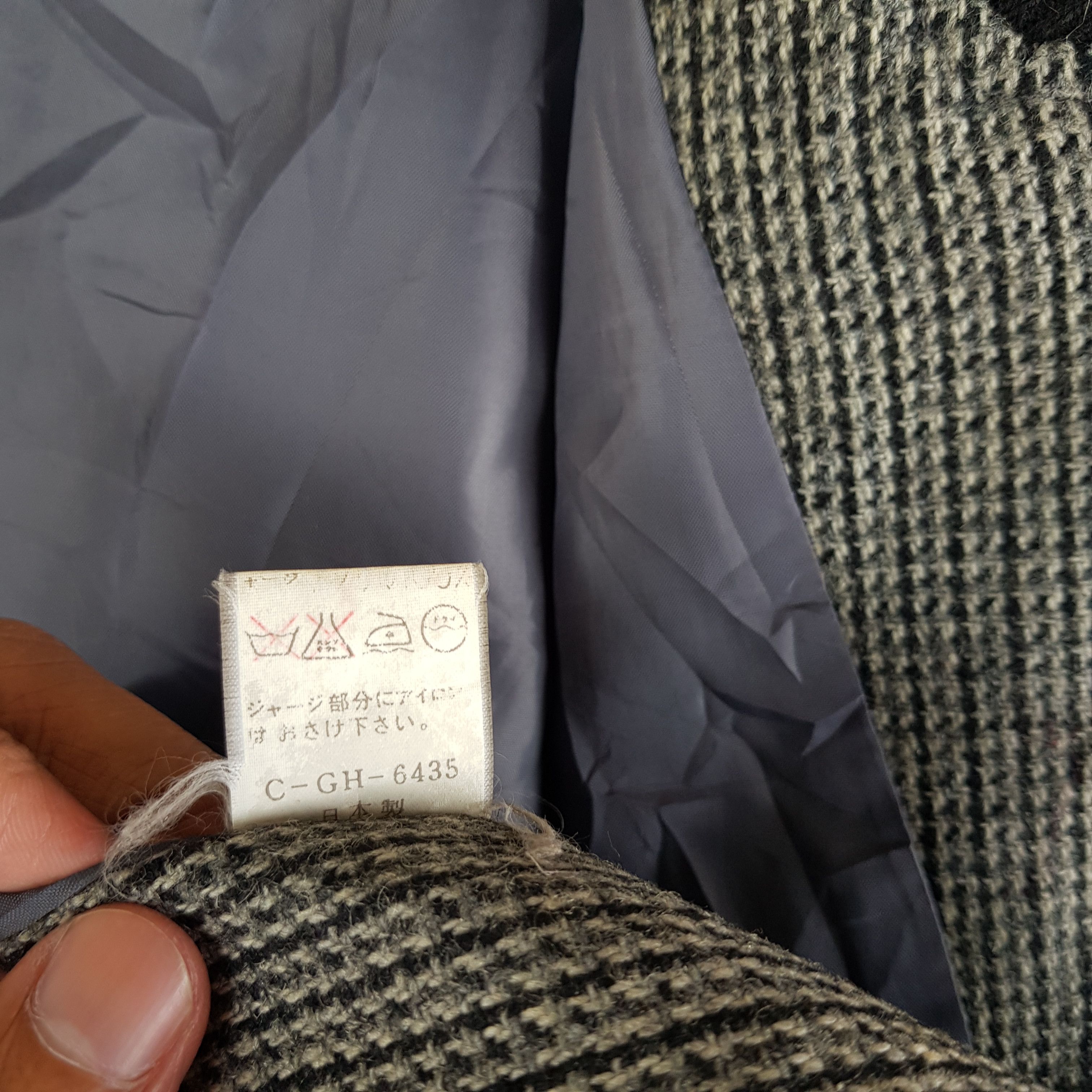 Japanese Brand × Vintage Vintage 90s Japanese Button Down Jacket Varsity Wool Jackets Size M / US 6-8 / IT 42-44 - 5 Thumbnail