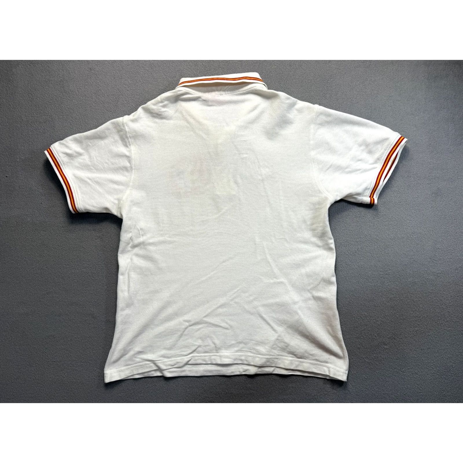 Vintage Copa Davis Sevilla 2011 Tennis Spain Vs Argentina White polo shirt mens size L Size US L / EU 52-54 / 3 - 7 Thumbnail