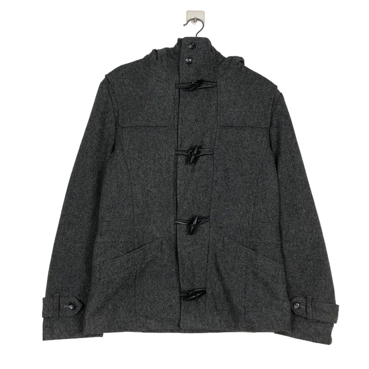 Tornado Mart 🔥VINTAGE WOOL BIKER JACKET TORNADO MART JAPAN ISSEY MIYAKE Size US L / EU 52-54 / 3 - 3 Thumbnail