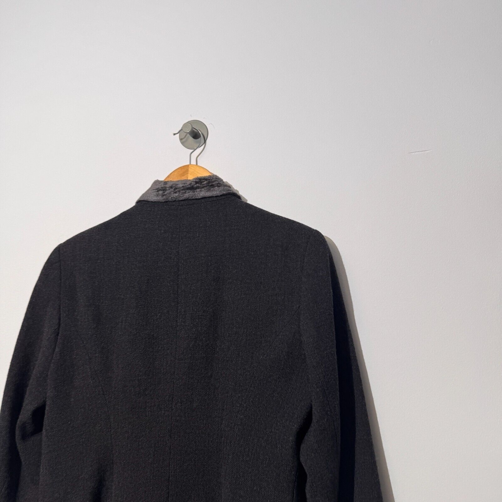 Vintage Alain Manoukian Black Gray Wool Blazer Jacket Size 48 IT Size US L / EU 52-54 / 3 - 10 Thumbnail