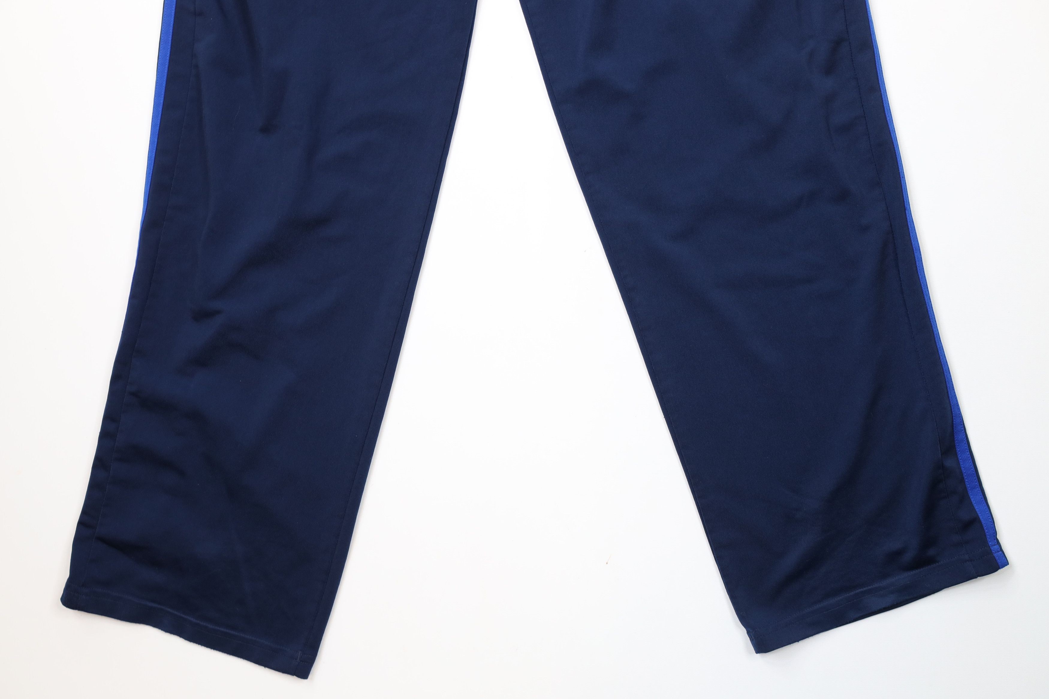 Adidas × Vintage Vintage Adidas Spell Striped Wide Leg Sweatpants Pants Blue Size US 36 / EU 52 - 14 Thumbnail