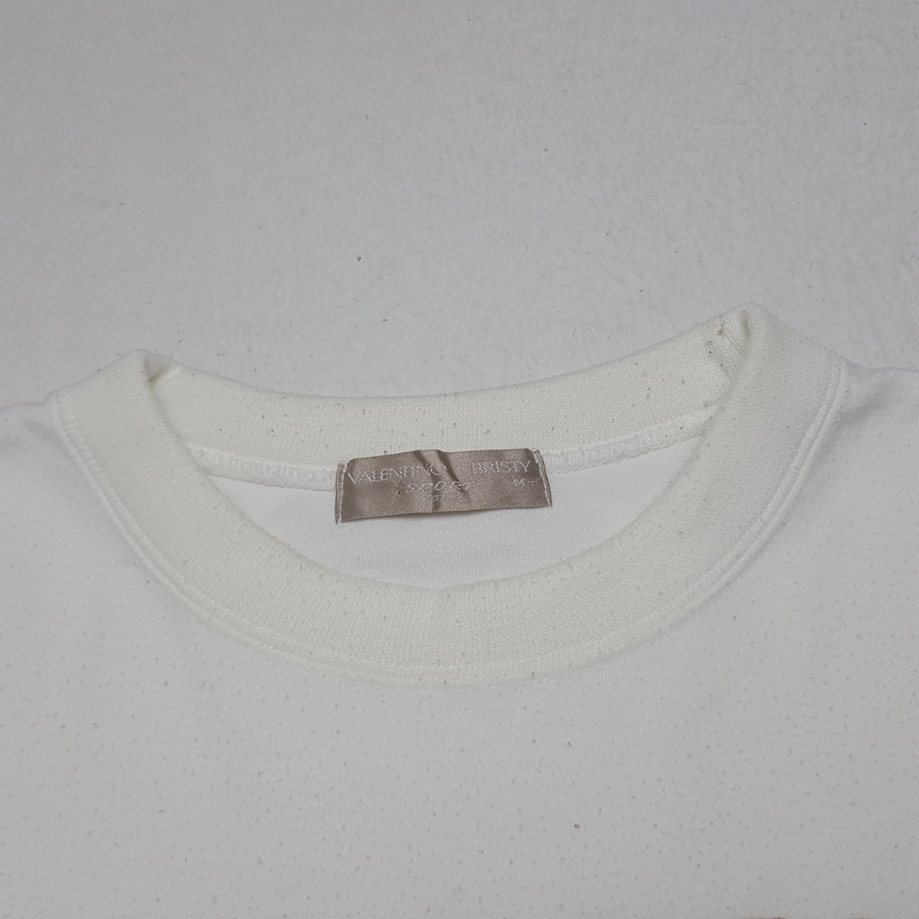 Valentino × Vintage Vintage Valentino Ohristy Embroidery Sweatshirt Size US M / EU 48-50 / 2 - 4 Thumbnail