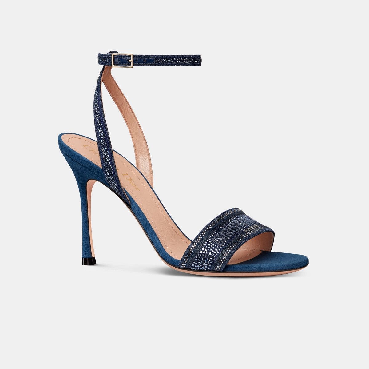 Dior o1w1db11024 Dway Heeled Sandal in Royal Blue Size US 7 / IT 37 - 2 Thumbnail