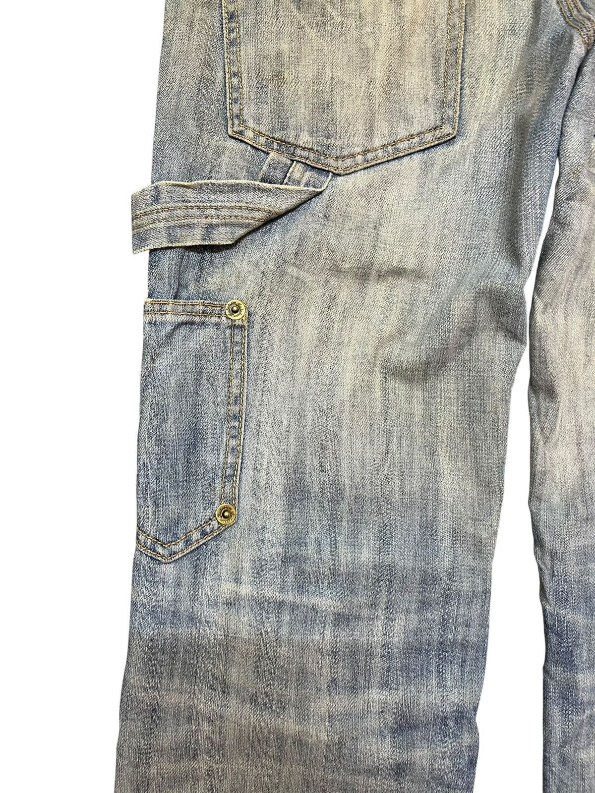 Japanese Brand Vintage Kalalion Mudwash Carpenter Buckle Belt Denim Size US 31 - 7 Thumbnail