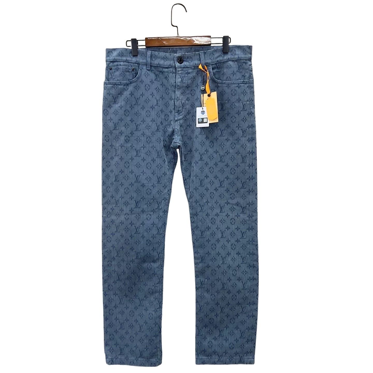 Louis Vuitton Louis Vuitton Monogram Denim Jeans Size 33 Size US 33 - 1 Thumbnail